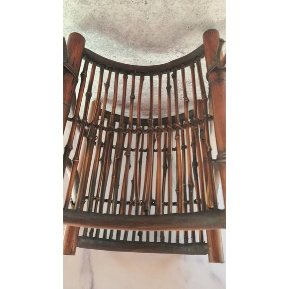 Vintage Wooden Magazine Rack - Picture 6 of 10